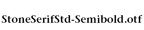 StoneSerifStd-Semibold