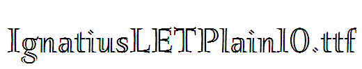 IgnatiusLETPlain10