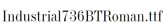 Industrial736BTRoman