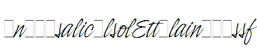 IndyItalicAltLETPlain10