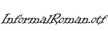InformalRoman