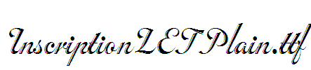 InscriptionLETPlain
