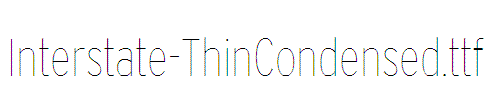 Interstate-ThinCondensed