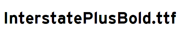 InterstatePlusBold