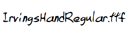 IrvingsHandRegular