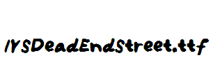 IYSDeadEndStreet