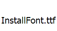 InstallFont