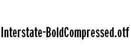 Interstate-BoldCompressed