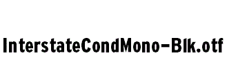 InterstateCondMono-Blk