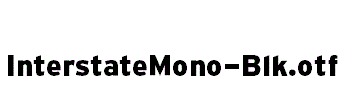 InterstateMono-Blk