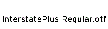 InterstatePlus-Regular