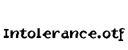 Intolerance