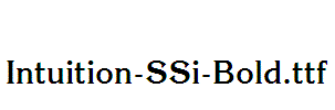 Intuition-SSi-Bold