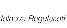 Iolnova-Regular