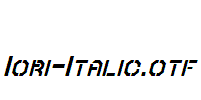 Iori-Italic