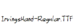 IrvingsHand-Regular