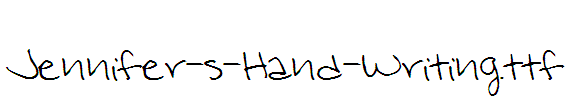 Jennifer-s-Hand-Writing