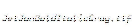JetJanBoldItalicGray