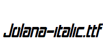 Jolana-italic