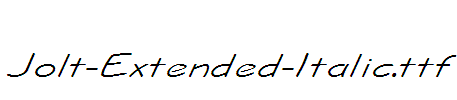 Jolt-Extended-Italic