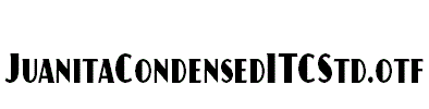 JuanitaCondensedITCStd