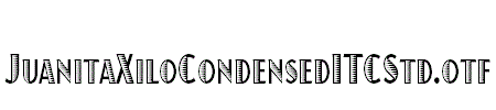 JuanitaXiloCondensedITCStd