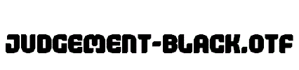 Judgement-Black