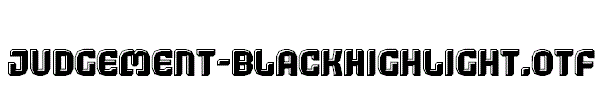 Judgement-BlackHighlight