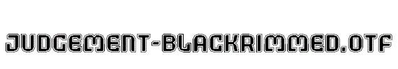 Judgement-BlackRimmed