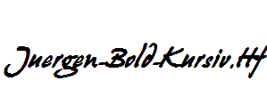 Juergen-Bold-Kursiv