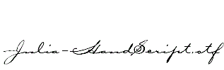 Julia-HandScript