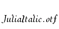JuliaItalic
