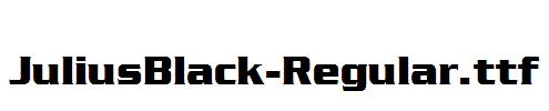 JuliusBlack-Regular