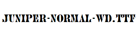 Juniper-Normal-Wd