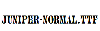 Juniper-Normal