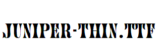 Juniper-Thin