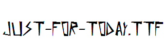 Just-for-today