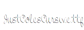 JustColesCursive