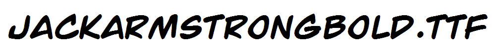 JackArmstrongBold