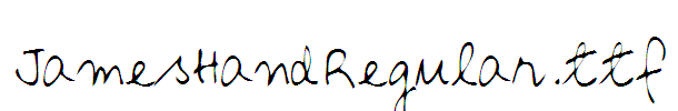 JamesHandRegular