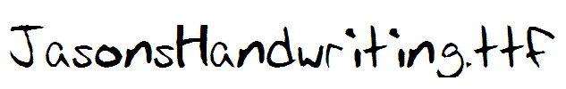 JasonsHandwriting