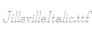 JillsvilleItalic