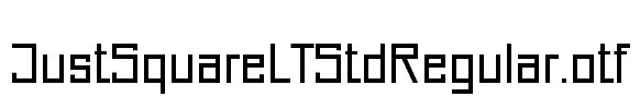 JustSquareLTStdRegular