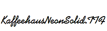 KaffeehausNeonSolid