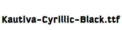 Kautiva-Cyrillic-Black
