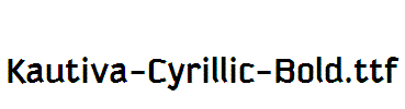 Kautiva-Cyrillic-Bold
