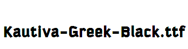 Kautiva-Greek-Black