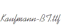 Kaufmann-BT