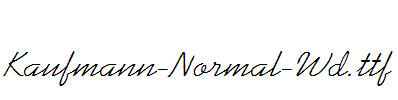 Kaufmann-Normal-Wd