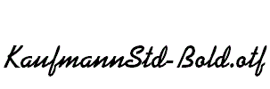 KaufmannStd-Bold